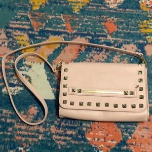 Steve Madden light pale pink crossbody purse
